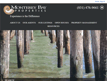 Tablet Screenshot of montereybayprop.com
